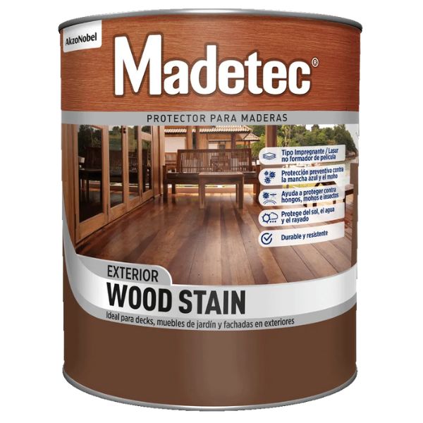 Impregnante Base Solvente Wood Stain Para Exteriores Base Solvente Galón