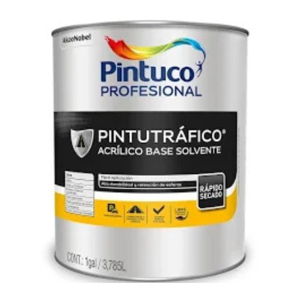 Pintutráfico Acrílico Base Solvente Galón