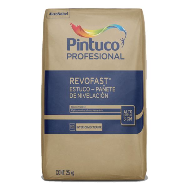 Revofast Estuco 18050 Bolsa 25 KG