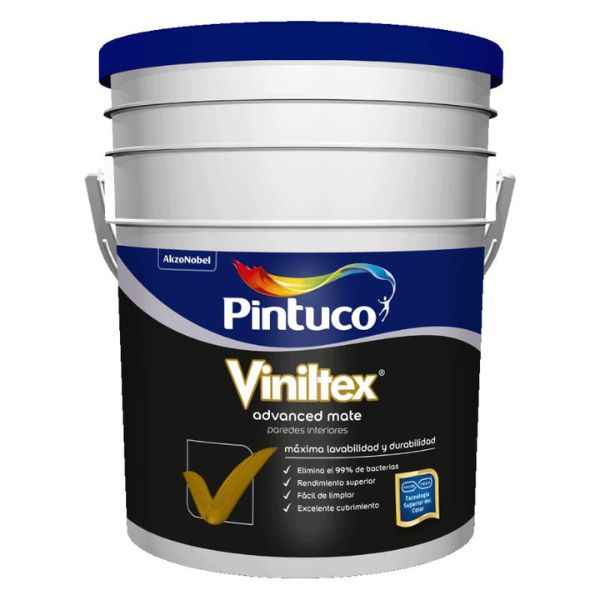Viniltex Advanced Mate Caneca de 5 Galones